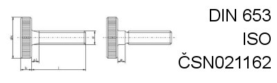 DIN653 M4x16           - r. s nizkou rhovanou hlavou  SN02116