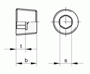 DIN906 M14x1,5       - vypoutc roub