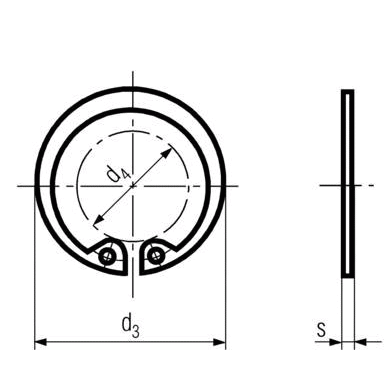 DIN472 d9 A2     - pojistn kr. pro dry  SN022931