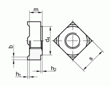 DIN928 M10  A2      - matice tyhrann pivaovac