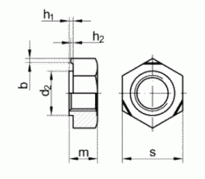 DIN929 M20            - matice pro pivaovn  SN021455