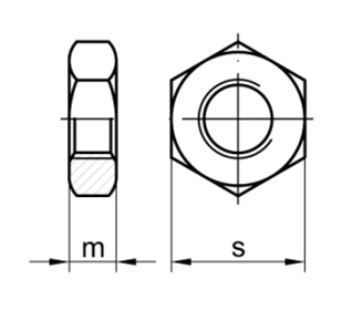 DIN936 M27x2 Zn lev            - matice nzk SN021403  ISO403