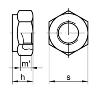 DIN980 V  M12 Zn       - matice samojistn celokov. SN021482  I