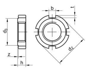 DIN1804 M60x1,5       - matice kruh. se zezy   SN021449