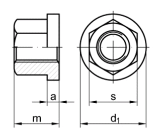 DIN6331 M16x1,5 t.10          - matice 6hr. 1,5 d vysok s nkr