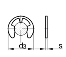 DIN6799 d24         - pojistn tmenov kr.  SN022929