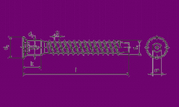 Vrut konfirmt  6,3x40  Zn