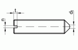 DIN553 M4x10     - roub stavc  SN021185  ISO7434