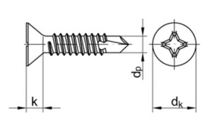 DIN7504 P 4,2x13 bez PU    - roub TEX zpustn ISO15482