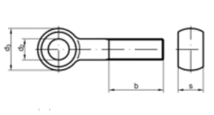 DIN444B M10x60         - Oton roub s okem  SN021167