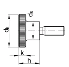 DIN464 M6x25        - r. s vysokou rhovanou hlavou  SN021161