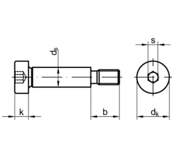 ISO7379  M5  6x10  A2           - roub lcovan