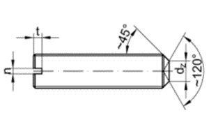 DIN438 M5x10     - roub stavc  SN021182  ISO7436