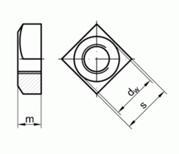 DIN557 M16 Zn         - matice tyhrann  SN021624