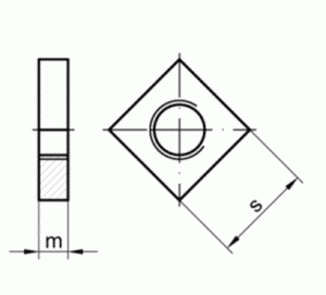 DIN562 M6 Zn          - matice tyhrann  SN021416