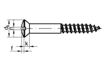 Vrut DIN95  3,5x20 A2  okov hl.-   SN021815