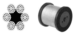 Lano ocelov d=8,0mm  Zn  SN024324.55