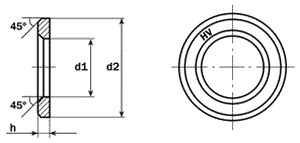 DIN6916 M22 r.Zn    - podloka pro ocel konstr.  ISO7416