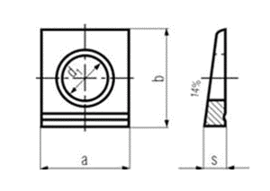 DIN435 M22  A2     - podloka pro  I, IE  SN021739