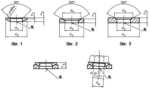 DIN6319 D 28  ( M24 )      - podloka pro zpustn r.