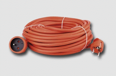 Prodluovac kabel 3x1,5mm2 buben 4x zsuvka oranov - 20m