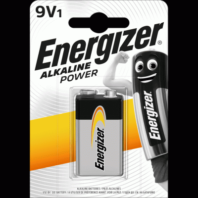 Baterie Energizer 9V  alkalick  POWER