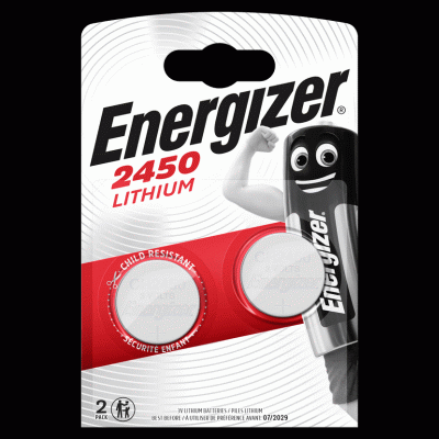 Baterie Energizer CR2450  blistr 2ks lith. knofl.